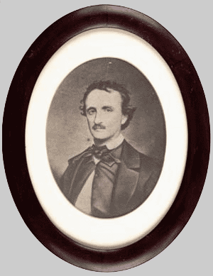 Oval Photograph of Poe